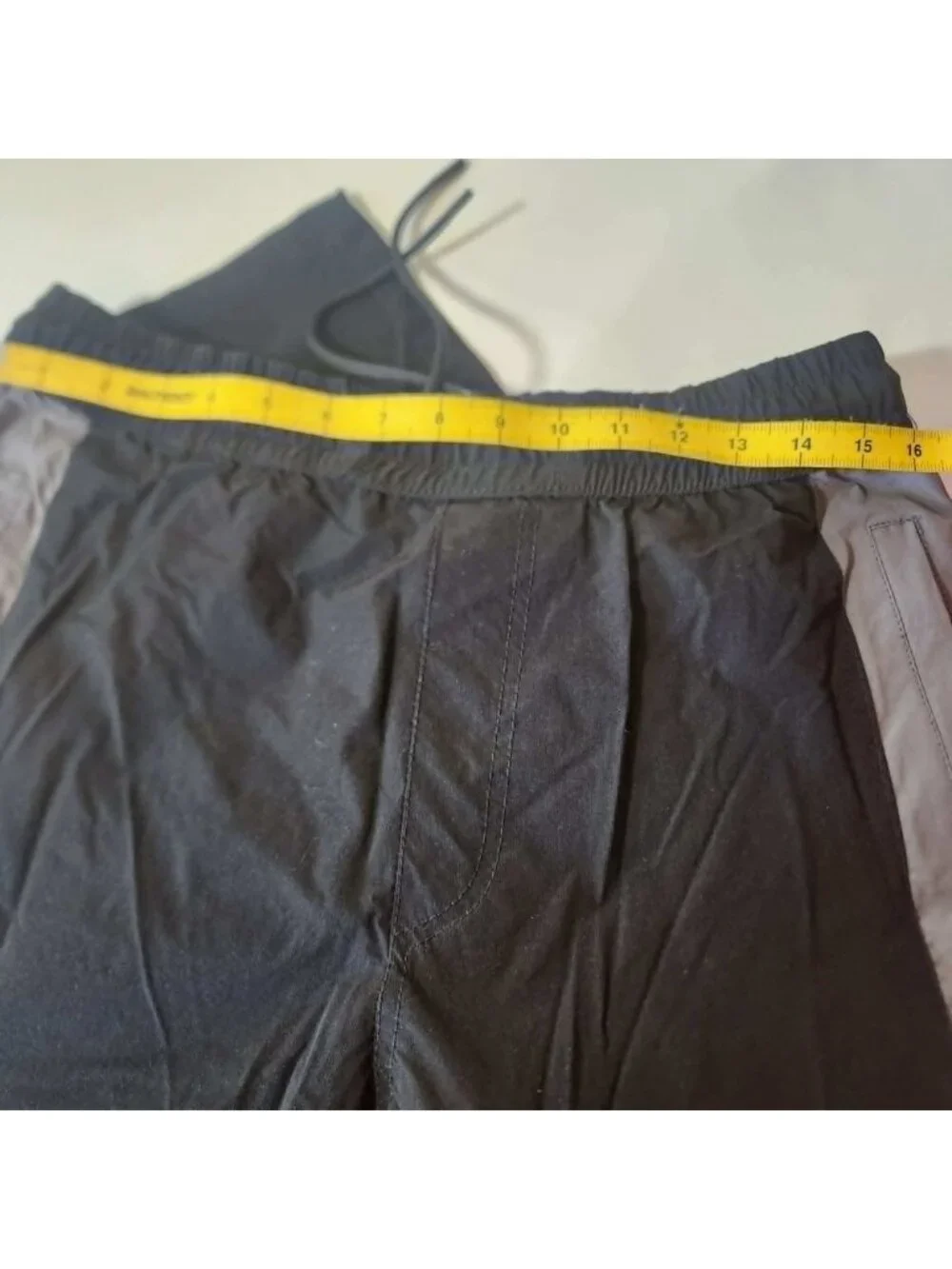 Adidas Originals Mens XL Track Pants Black Grey Colorblock Trefoil Logo Training